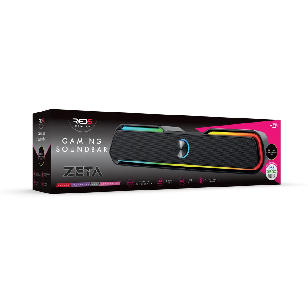 Coluna de som Gaming led RGB