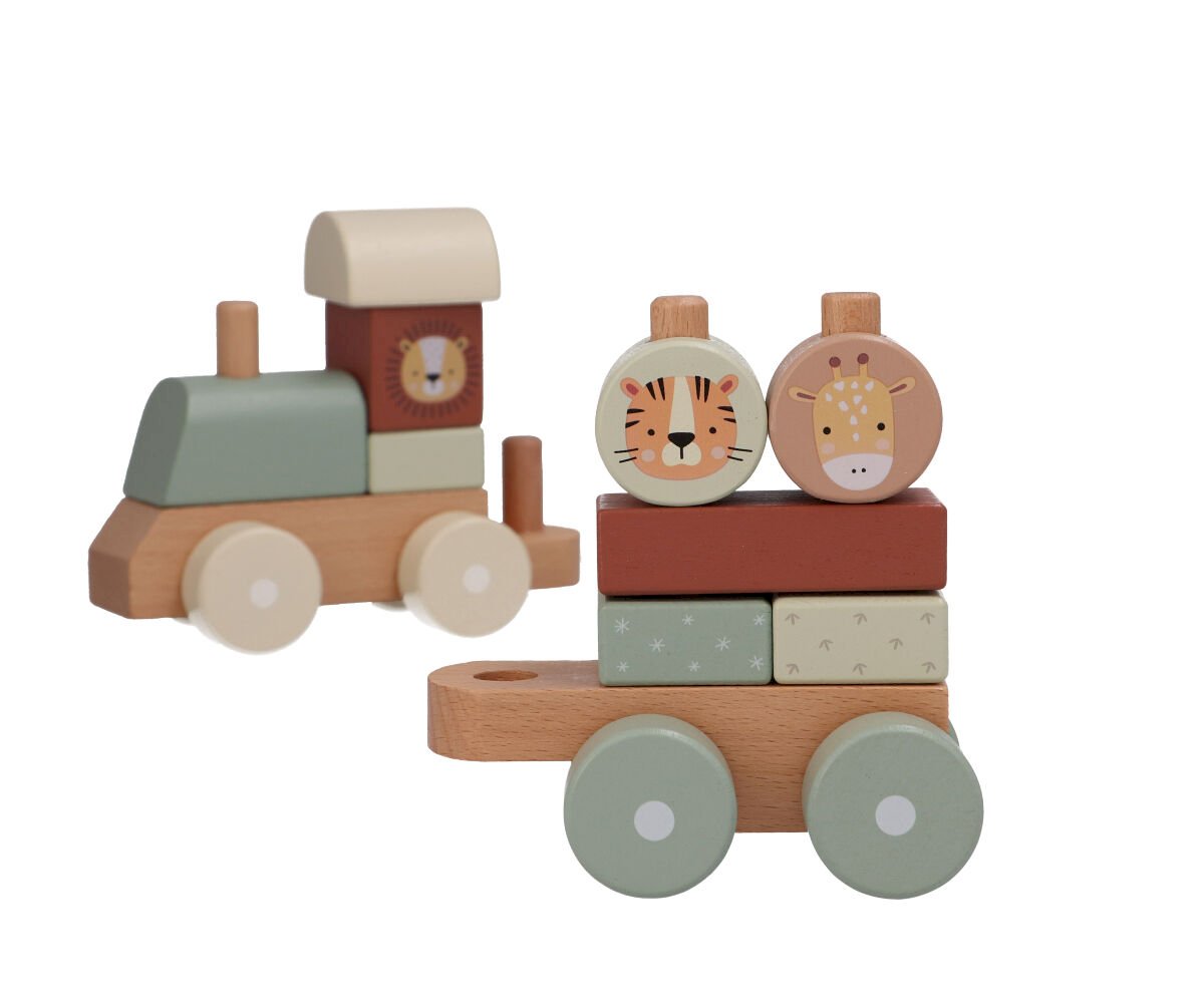 Comboio de Nascimento Personalizado - Zoo Sage