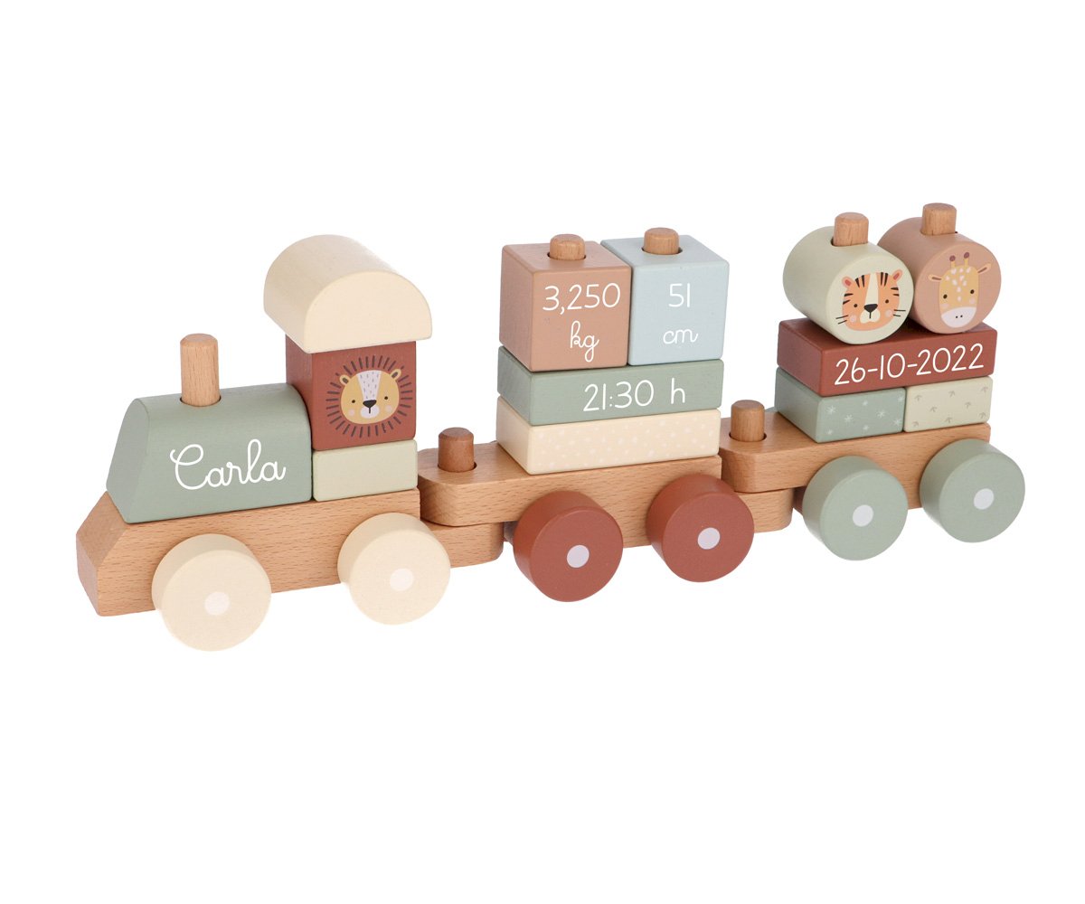 Comboio de Nascimento Personalizado - Zoo Sage
