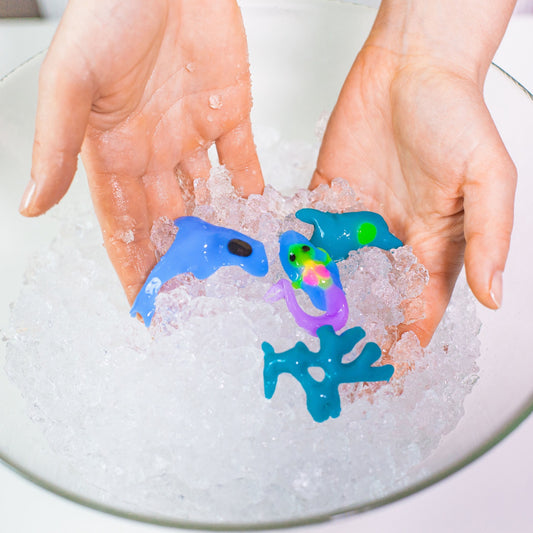 Kit Jelly com 6 cores e pequeno aquário – Unicórnio
