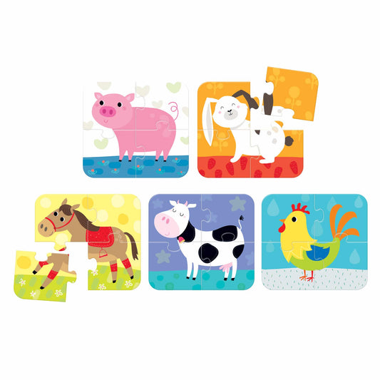 On The Go Puzzles Animals +2