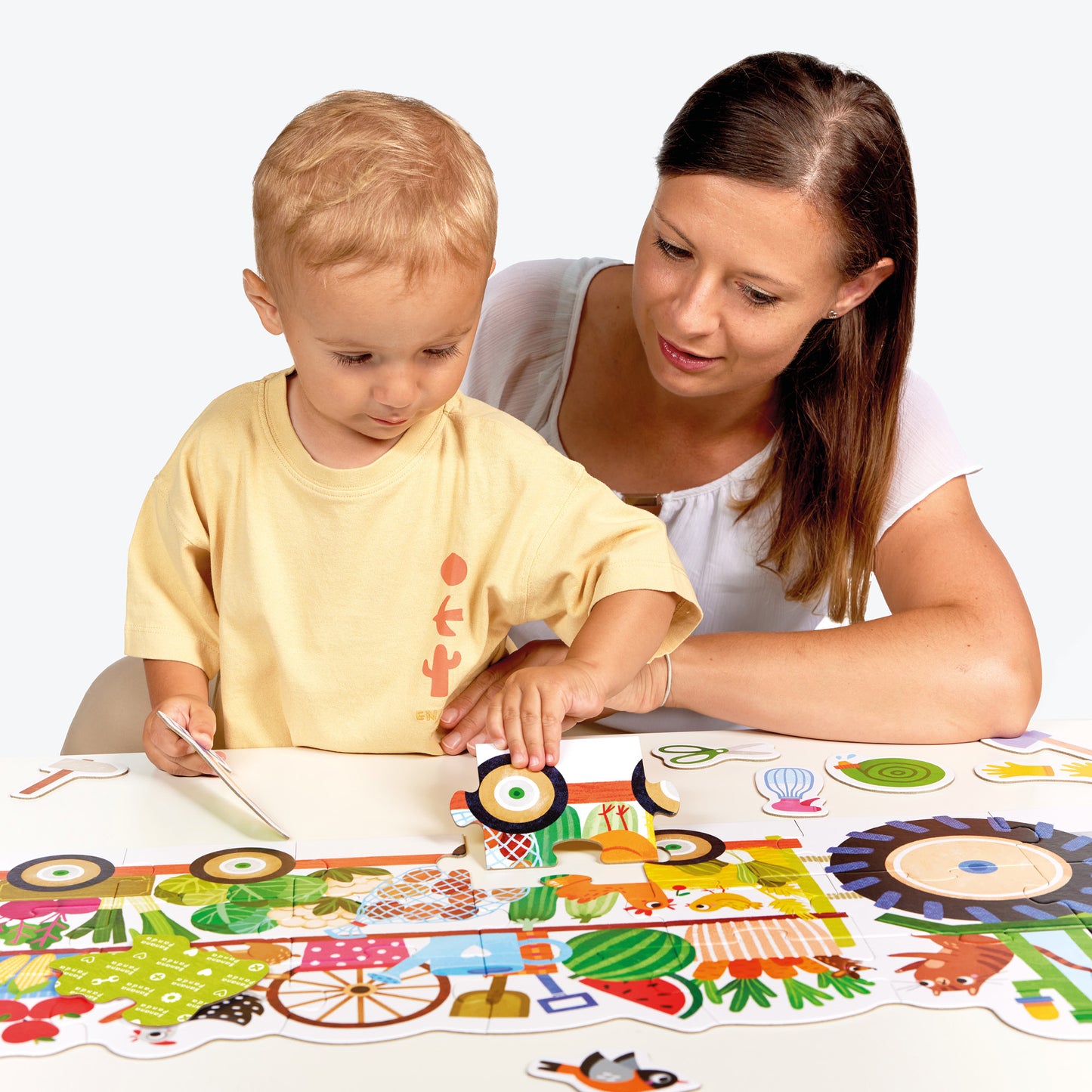 Puzzle Interativo Trator