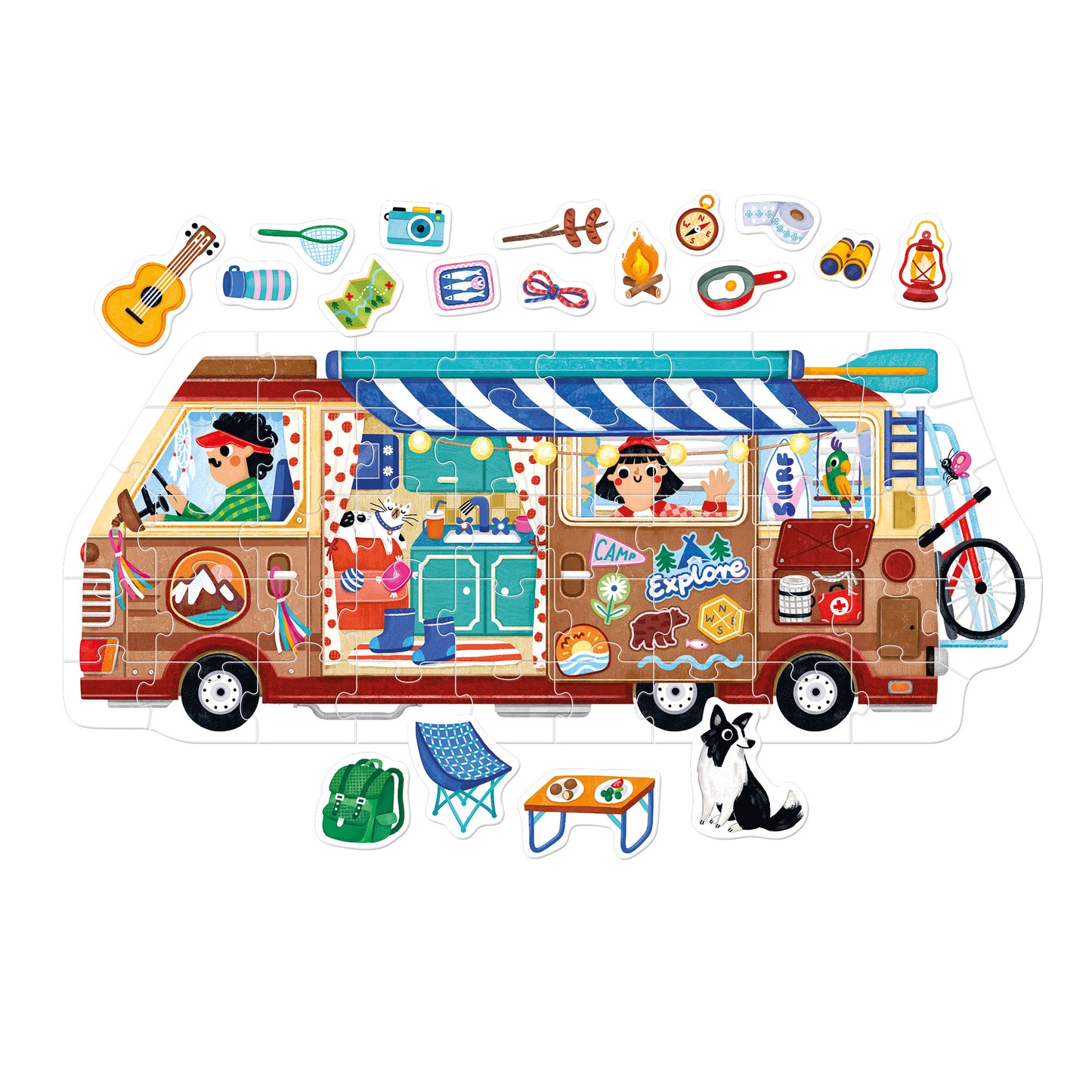 Puzzle  interativo Autocaravana