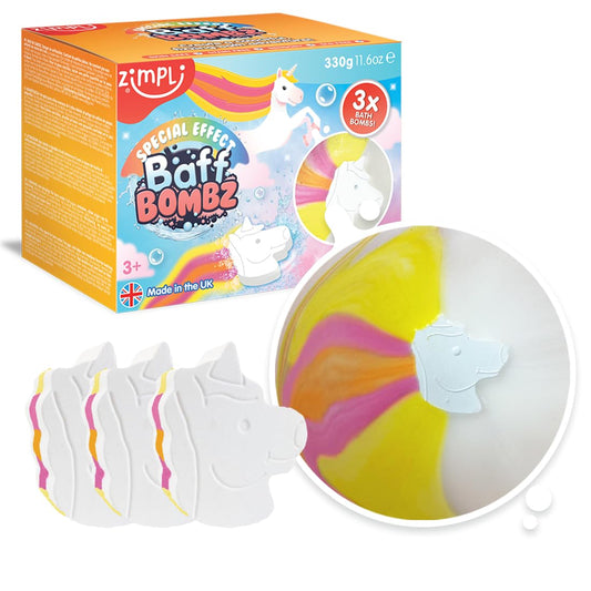 Baff Bombz Unicornio Surprise Colour 3 Pack