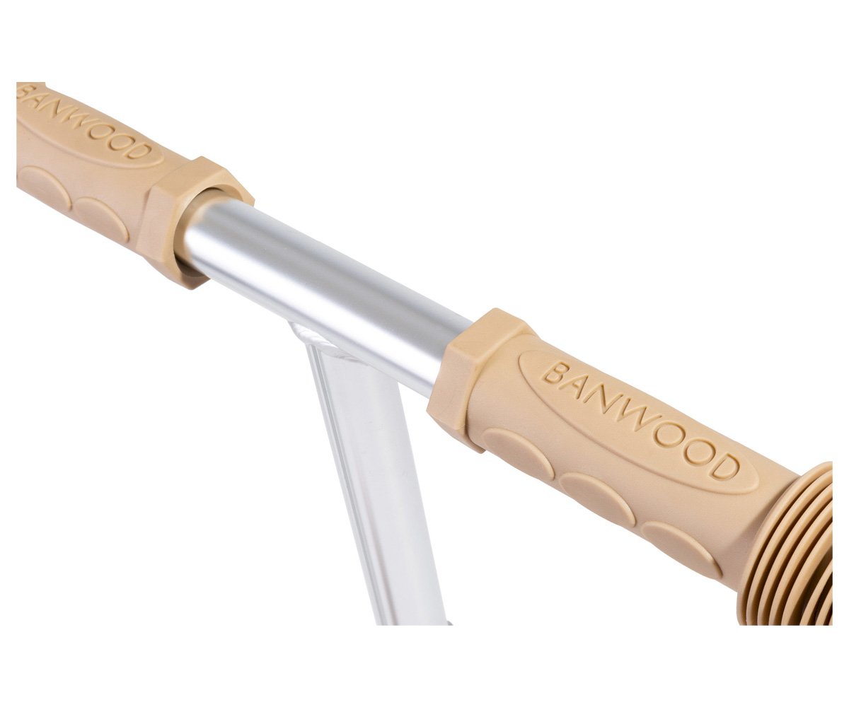 Trotinete Eco Banwood + Cesta Pin & Ride Sand
