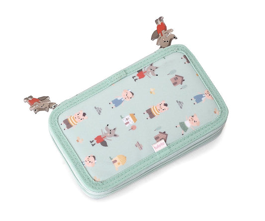 Estojo Duplo - Os Três Porquinhos