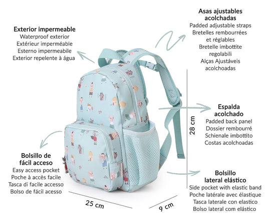 Mochila Infantil - Os Três Porquinhos