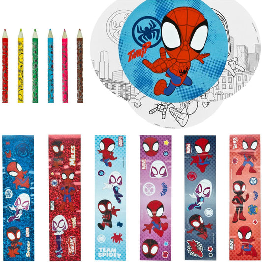 Conjunto de Colorir c/stickers - Spidey