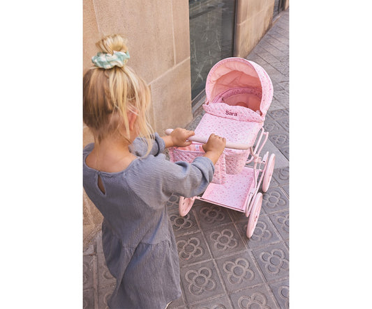 Carrinho de bonecas Vintage Flowers Personalizados