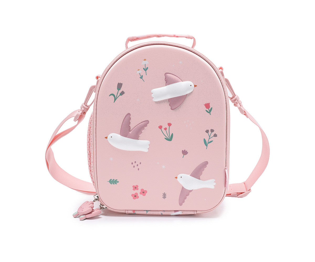 Lancheira Termica 3D Personalizada - Blossom Birds