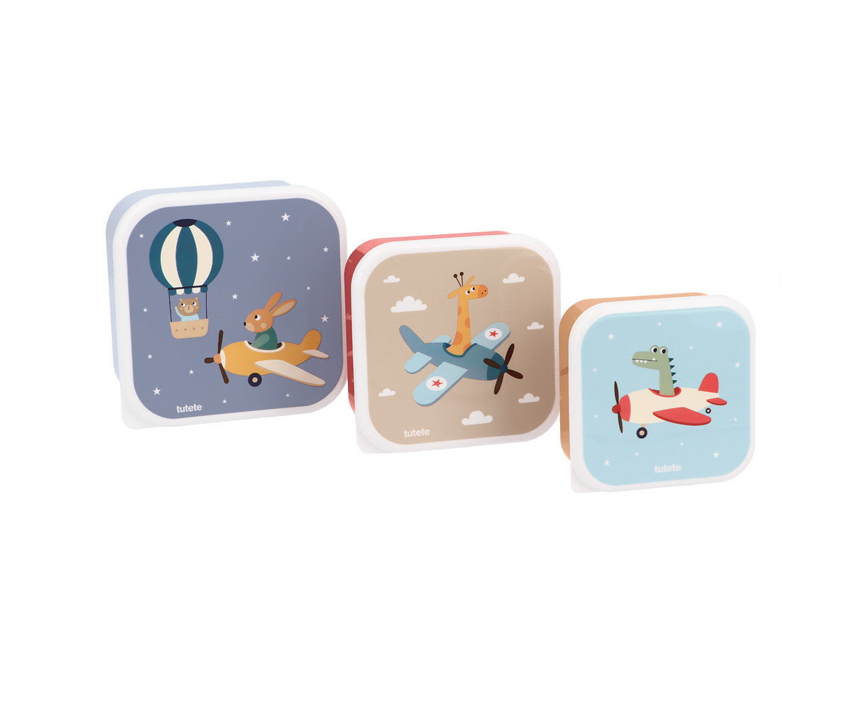 Conjunto de 3 Lancheiras - Planes
