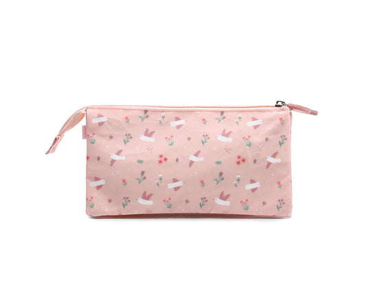 Estojo 3 Compartimentos Personalizado Blossom Birds