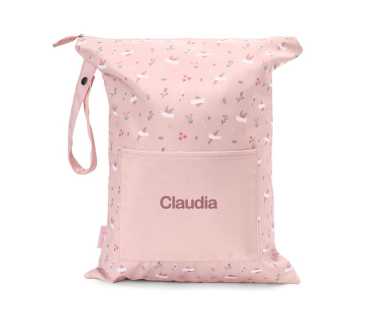 Bolsa Impermeável Grande Personalizada Blossom Birds