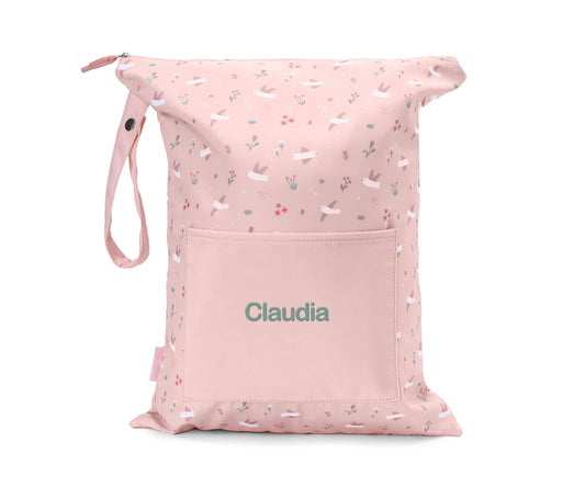 Bolsa Impermeável Grande Personalizada Blossom Birds