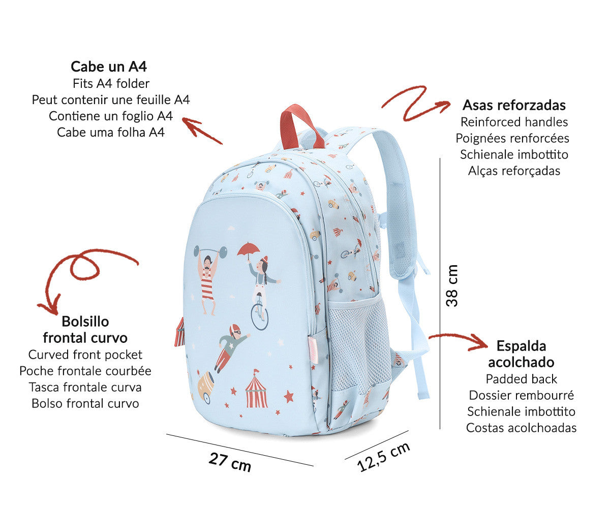 Mochila Escolar Circus