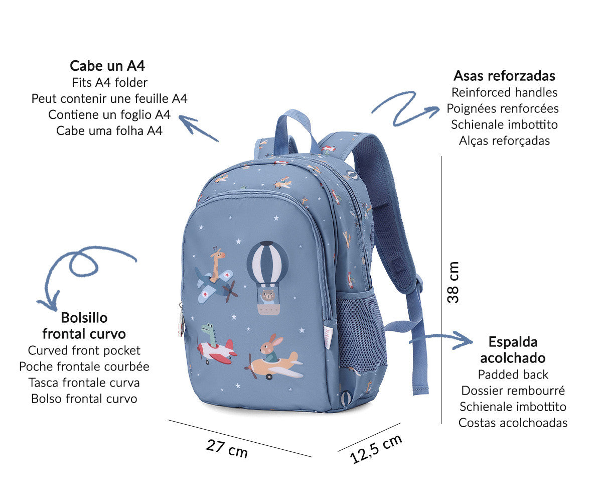 Mochila Escolar Planes