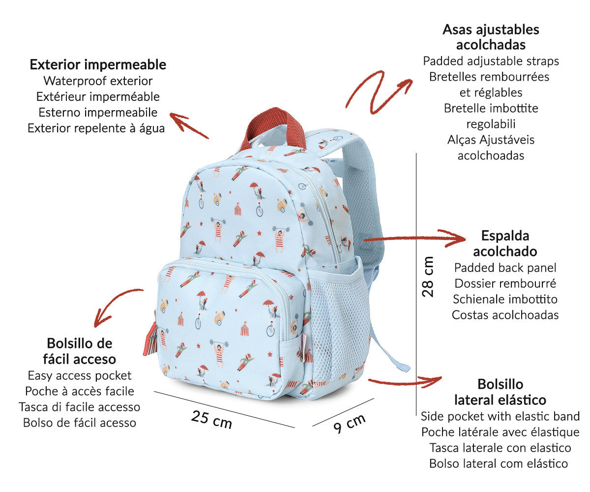 Mochila pré-escolar - Circus Show