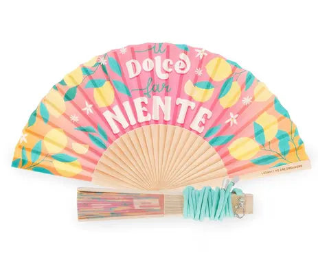 Leque Dobrável - Dolce Far Niente