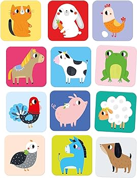 Suuuper memory game farm animals 2+