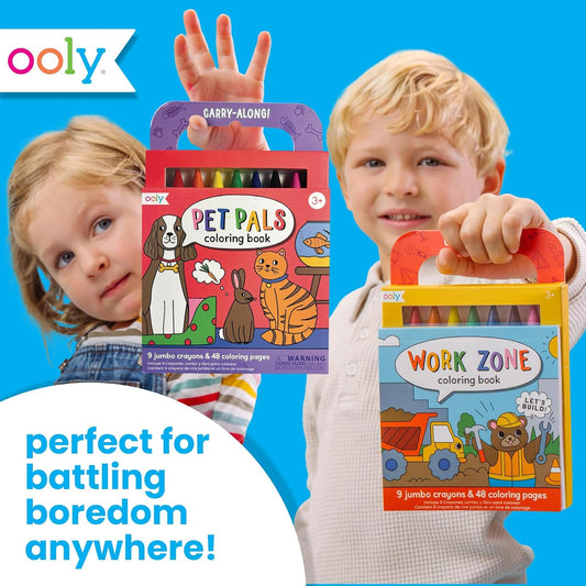 Coloring Book Kit - jumbo crayons