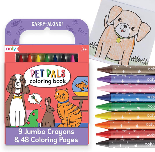 Coloring Book Kit - jumbo crayons