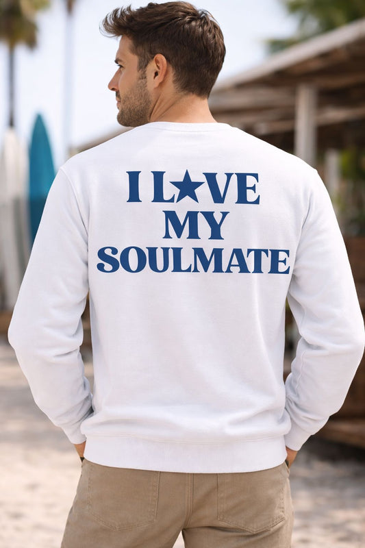 Sweatshirt soulmate azul TGC