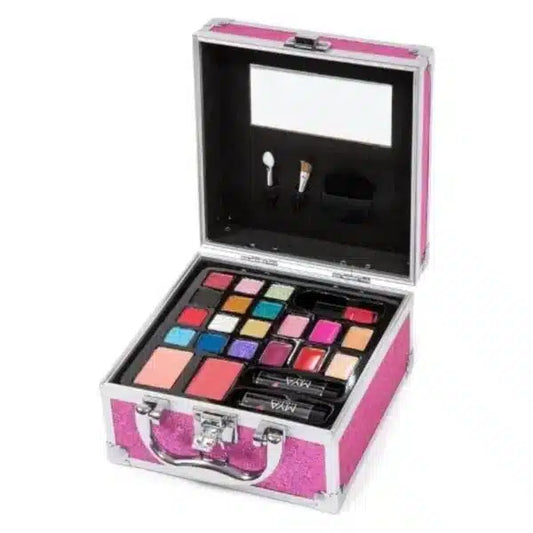 mya travel mala maquilhagem metal