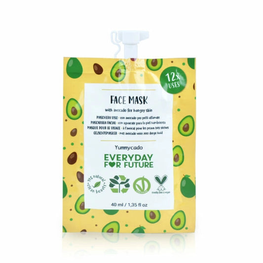 Máscara facial nutritiva com óleo de abacate