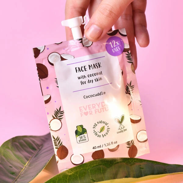 Máscara Facial Hidratante com Óleo de Coco