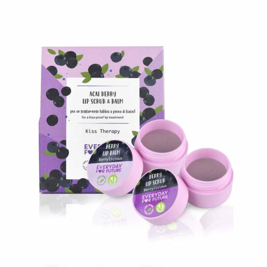 Kit de Lábios Açaí - Esfoliante e Bálsamo Labial