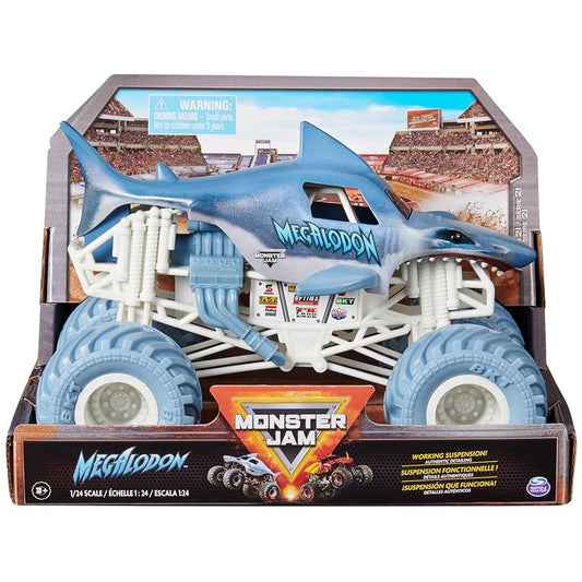 Carro 1:24 Die Cast Megalodon - Monster Jam