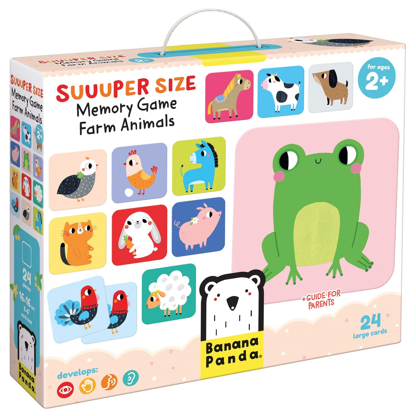 Suuuper memory game farm animals 2+