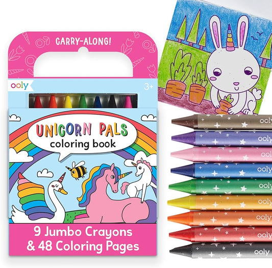 Kit Livro para colorir - Unicorn Pals