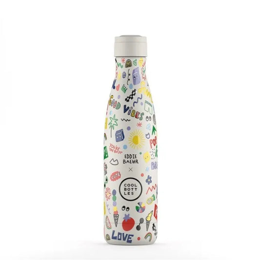 Garrafa térmica cool bottles Good Vibes 500 ml