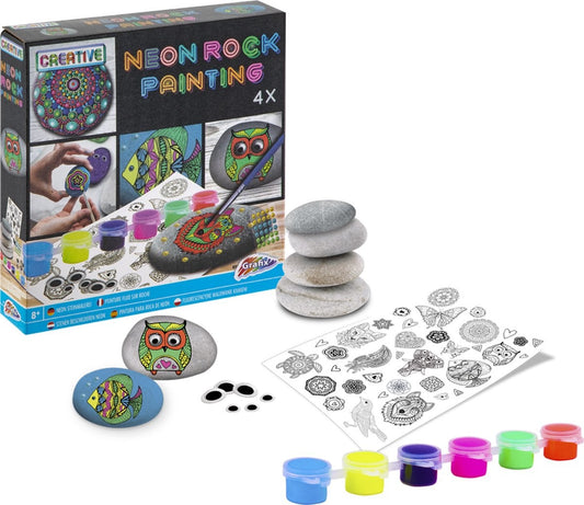 Pintar com Pedras - Neon