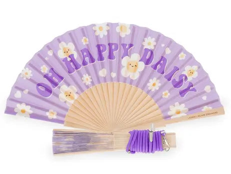 Leque Dobrável - Oh Happy Daisy