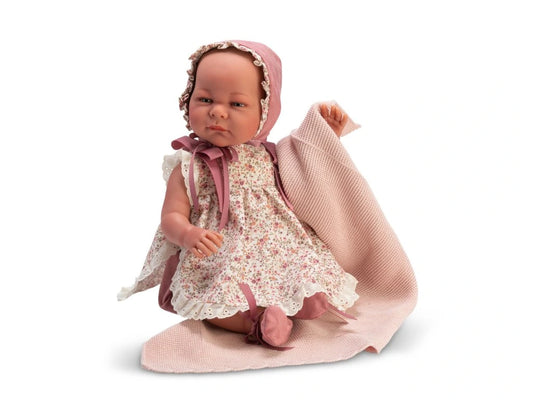Boneca Reborn Mauren c/manta