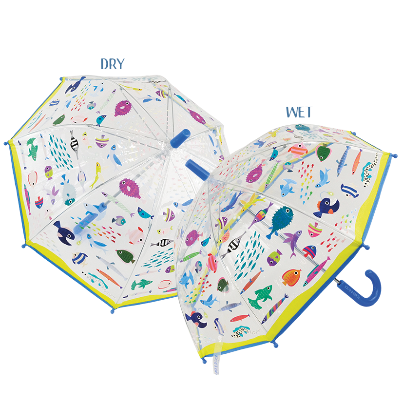 Guarda-chuva que muda de cor - Oceano