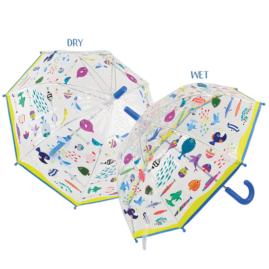 Guarda-chuva que muda de cor - Oceano