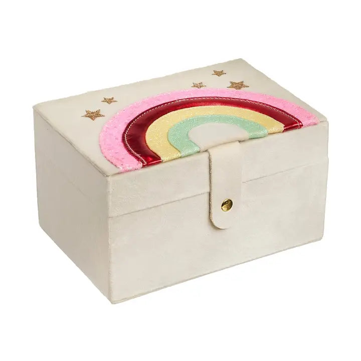 Caixa de jóias em veludo - Carnival Rainbow