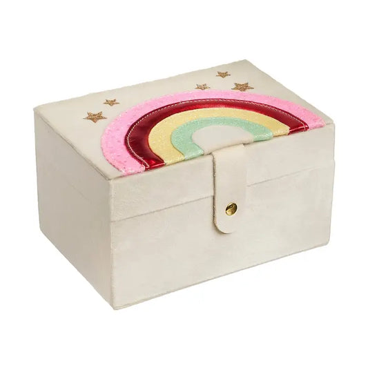 Caixa de jóias em veludo - Carnival Rainbow