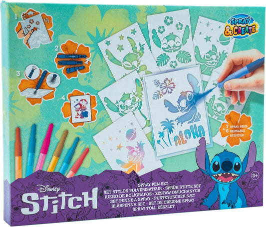 Set colorir c canetas spray - LILO&STITCH