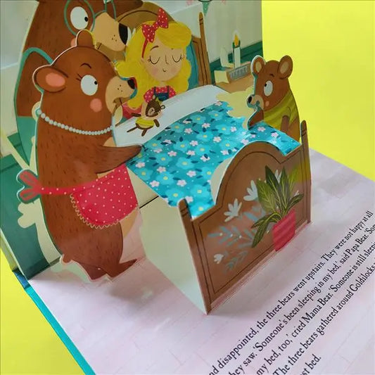 Livro Pop-Up Cachinhos Dourados e os Três Ursos