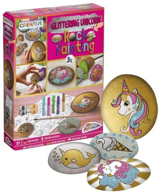 Pintar com Pedras - Unicornio Glitter