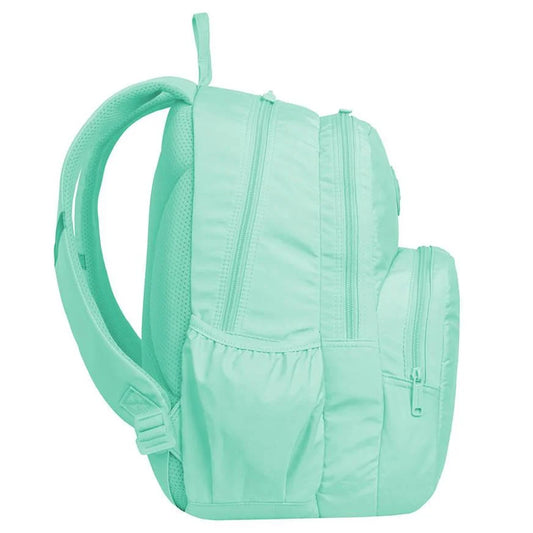 MOCHILA ESCOLAR JUVENIL RIDER POLVO MENTA