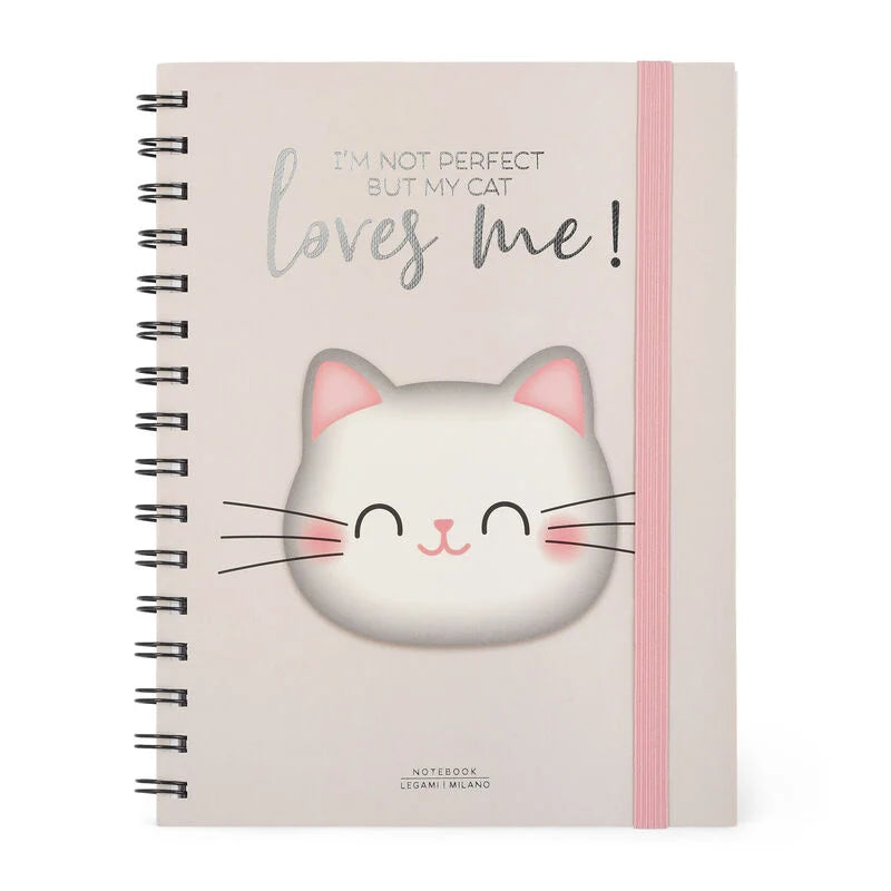 Cuaderno espiral A5 - Gatito