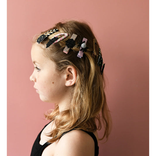 Ganchos de Morcego com Glitter