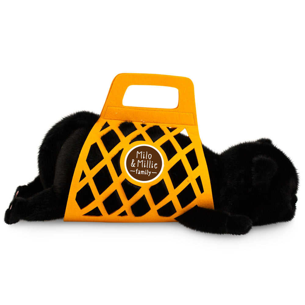Peluche Milo o Gato Preto (56 cm)