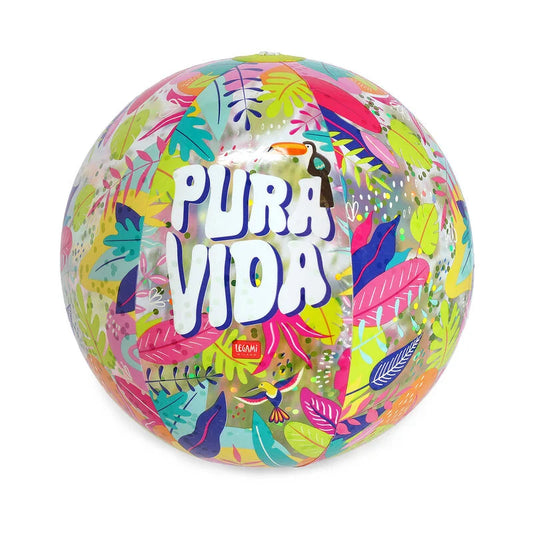 Bola de praia insuflável glitter - Pura Vida