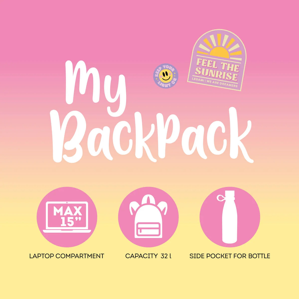 Mochila Escolar -   SUNRISE LOVER